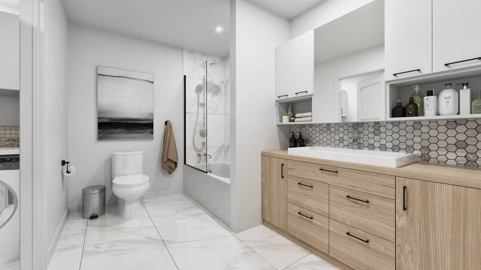 Rendu de la salle de bain