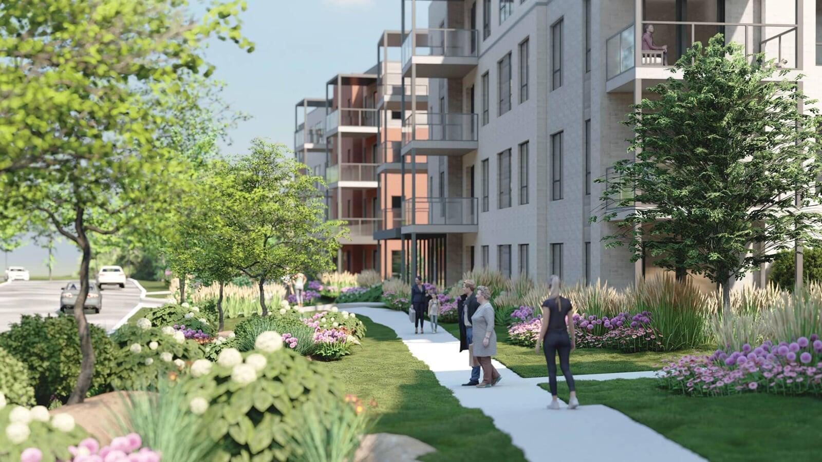 Rendu de la vue extérieure